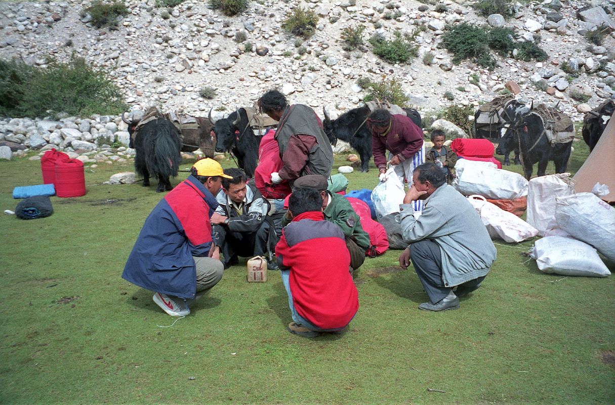 7 1 Yak Herders Getting Loads Ready